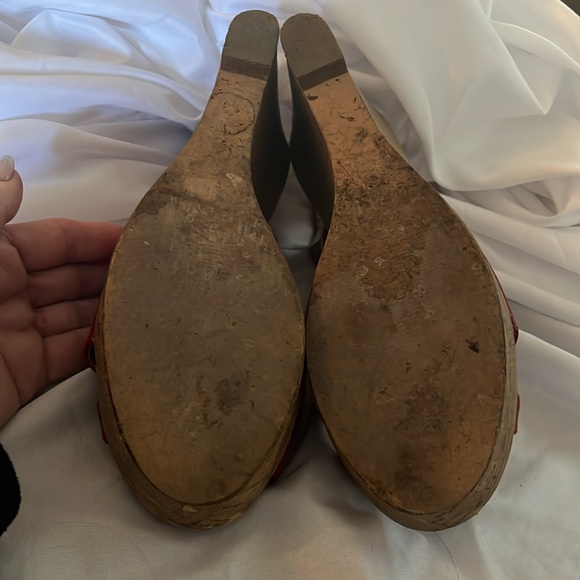 Towne Shoes Size 8 Platform Sandals - Picture 3 of 9